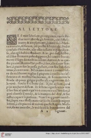 Al lettore