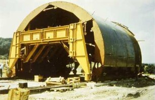 Virngrundtunnel, km 765,009 - 765,492 Schalwagen