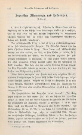 412-424 Japanische Stimmungen und Hoffnungen : Schluß