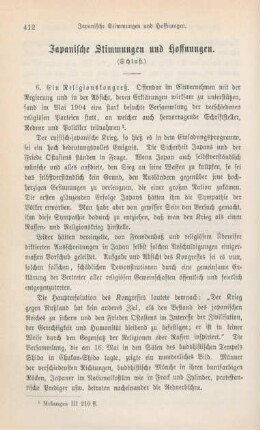 412-424 Japanische Stimmungen und Hoffnungen : Schluß