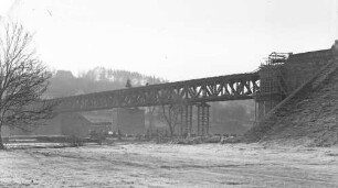 Pforzheim Brötzingen Enzbrücke Hilfspfeiler
