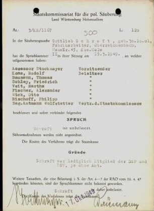 Schraft, Gottlieb