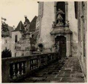 Dürnstein, Stiftskirche, Terrasse