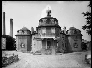 Waghäusel Eremitage (Einsiedelei) - achteckiger Schlossbau Außenansicht