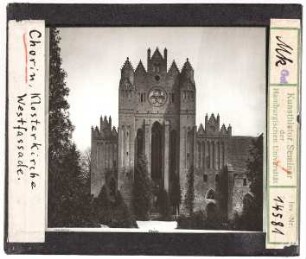 Chorin, ehem. Zisterzienserkloster: Westgiebel