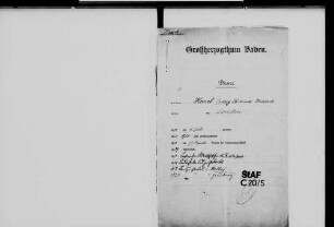 Hessel, Ludwig Ferdinand Friedrich; Landgerichtsrat; geb. 11.7.1875 in London