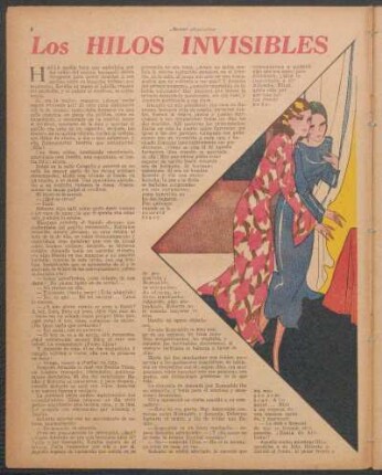 Los hilos invisibles : Novela corta de Juan M. Prieto