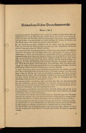 Heimatkundlicher Deutschunterricht