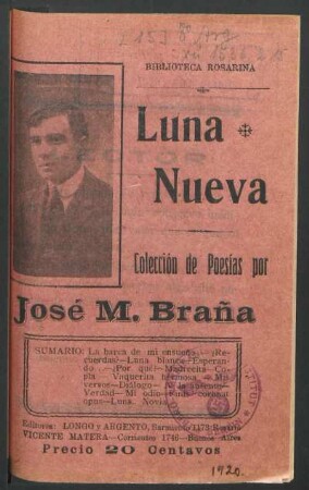 Luna nueva : colección de poesías