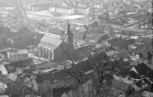 Homburg: Blick vom Schlosshotel auf die Stadt