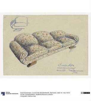 Couch-Sofa (Möbelentwürfe, Sitzmöbel)