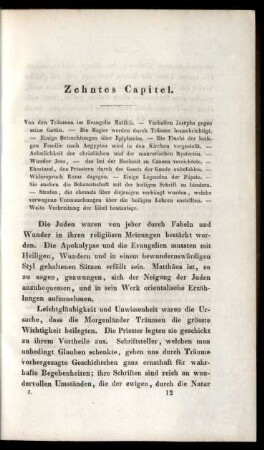 Zehntes Capitel.