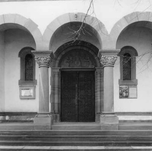 Kath. Pfarrkirche St. Matthias und Pfarrhaus; Dornburg, Bahnhofstraße (Langendernbach) 31, Kirchstraße 9