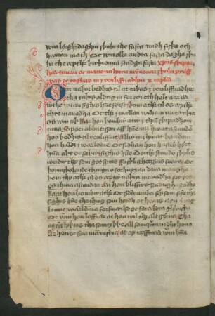 Fleuronnée-Initiale