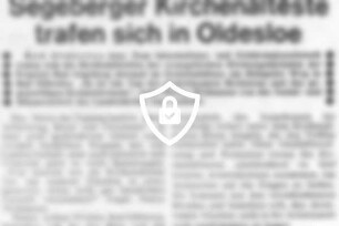 Segeberger Kirchenälteste trafen sich in Oldesloe