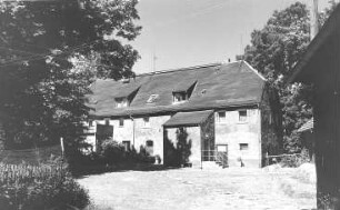 Löbau-Ebersdorf. Ober- oder Rittermühle, ehem. Bleiche neben der Mühle