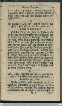 [Vom Hirsch]