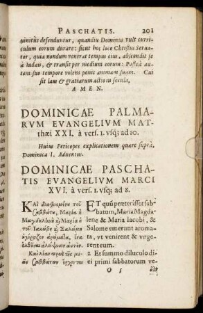 Dominicæ Paschatis.
