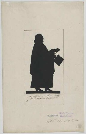 Bildnis des Georg Ludwig von Hardenberg