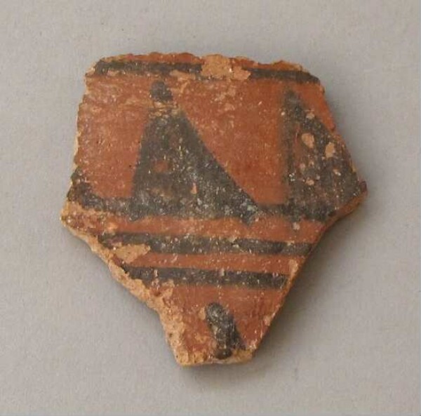 Fragment of a clay vessel