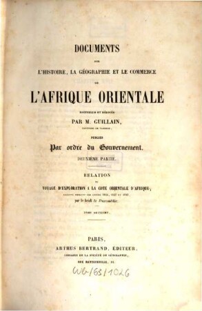 Documents sur l'histoire, la géographie et le commerce de l'Afrique orientale, 2,2