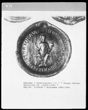 Siegel Kaiser Heinrich IV. (1056-1106)