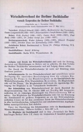 Wirtschaftsverband der Berliner Buchhändler