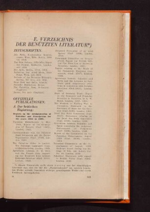 E. Verzeichnis der Benützten Literatur