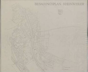 Bebauungsplan Rheinweiler; 1:1000