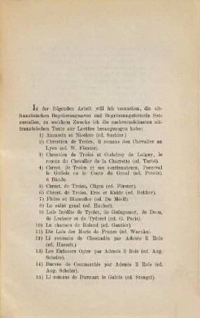Das Grüssen im Altfranzösischen