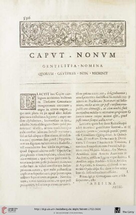 Caput nonum