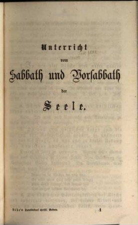 Wilhelm Löhe's Hausbedarfv christlicher Gebete für Augsburgisch Confessionsverwanddte : voraus ein Unterricht vom Sabbath und Vorsabbath der Seele