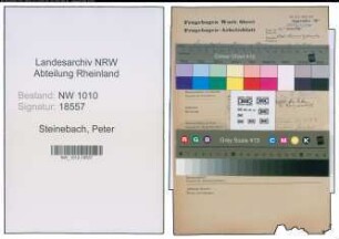 Entnazifizierung Peter Steinebach , geb. (Gastwirt)