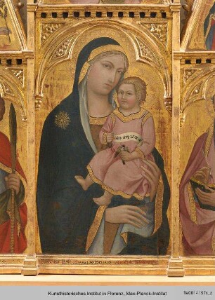 Maria mit Kind und Heilige