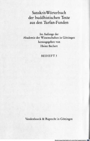 Abkürzungsverzeichnis zur buddhistischen Literatur in Indien und Südostasien
