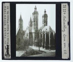 Naumburg (Saale), Dom : Außenansicht von NW