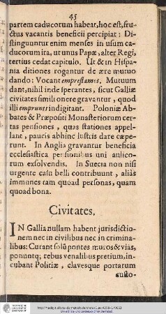 Civitates.