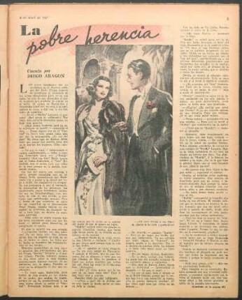 La pobre herencia : Cuento por Diego Aragon