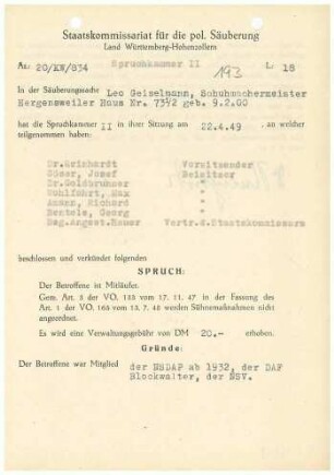 Geiselmann, Leo