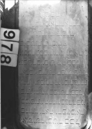 Grabstein 978 (Detailaufnahme 1)