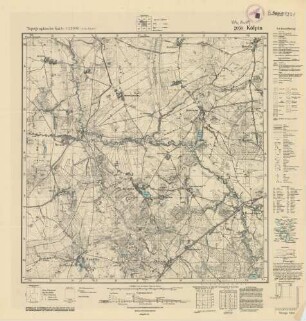 2058 (alte Nr.: 689) Kölpin, Topographische Karte 1:25000 (4cm - Karte)