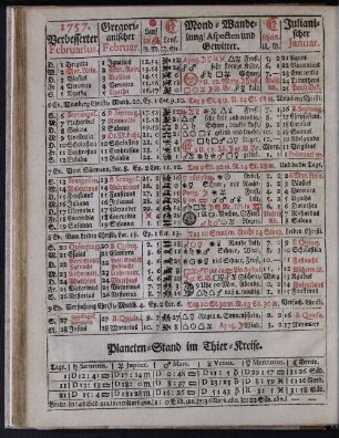1757. Verbesserter Februarius.