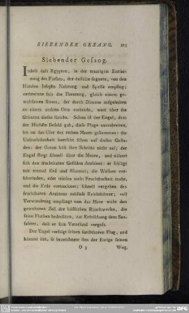 Siebender Gesang