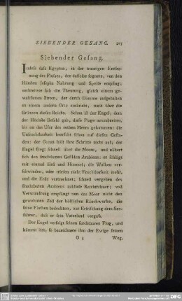 Siebender Gesang