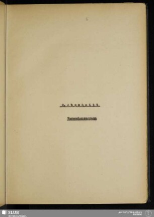 2. Abschnitt Versuchsprogramm