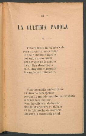 La gultima parola