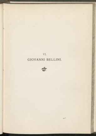 VI. Giovanni Bellini.