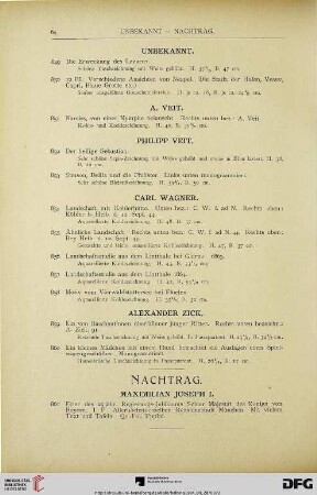 Nachtrag (Nr. 861-870)