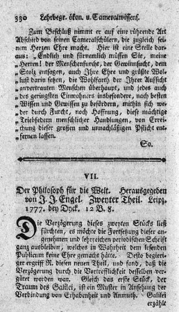 Der Philosoph für die Welt. T.2.