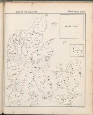 Særkort til § 135 og 143. Ældre Dansk ornæ